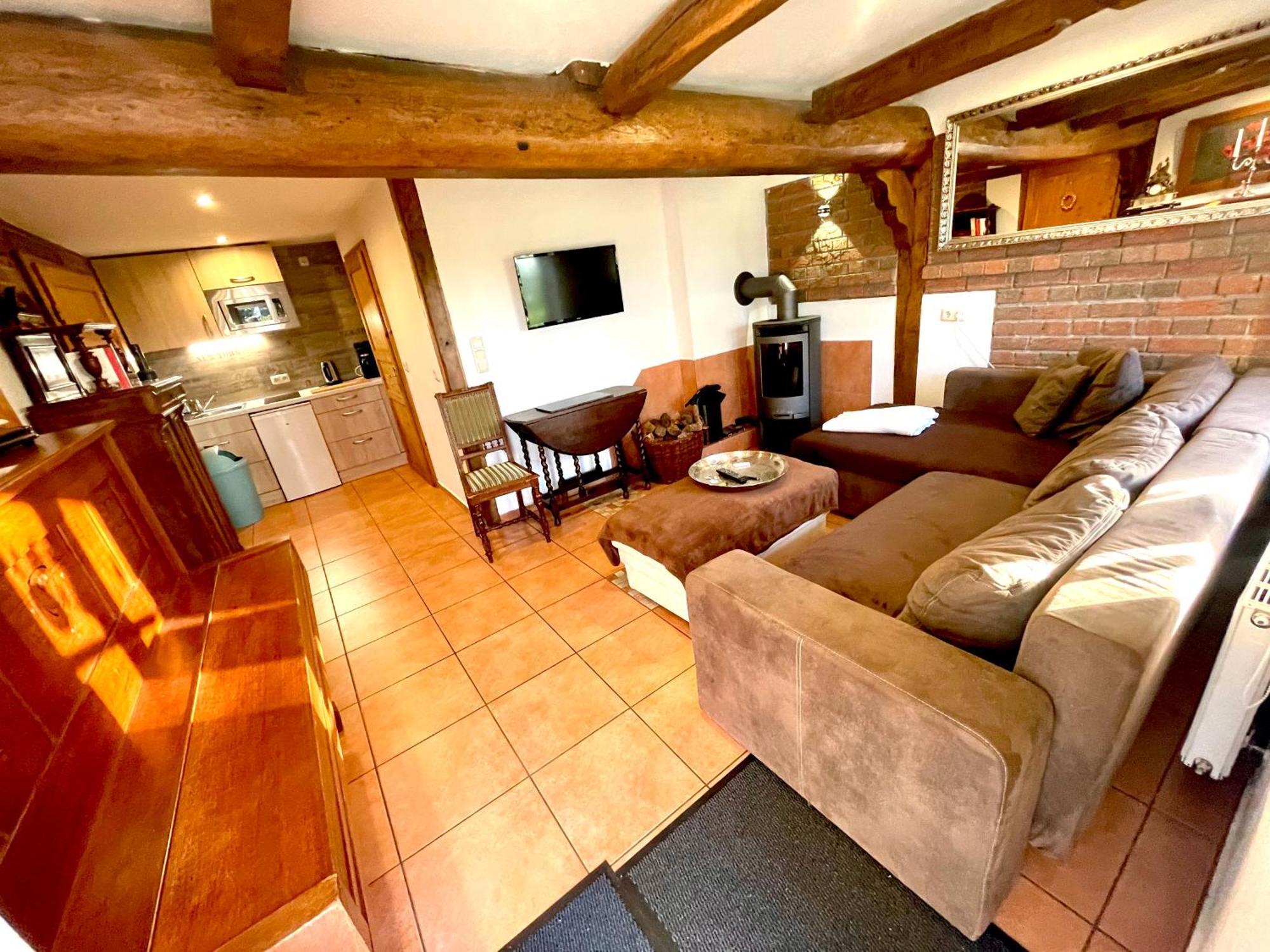 Altes Landhaus Oste, Klavier Appartement, 2 Zimmer Mit Kamin Hemmoor Exterior photo